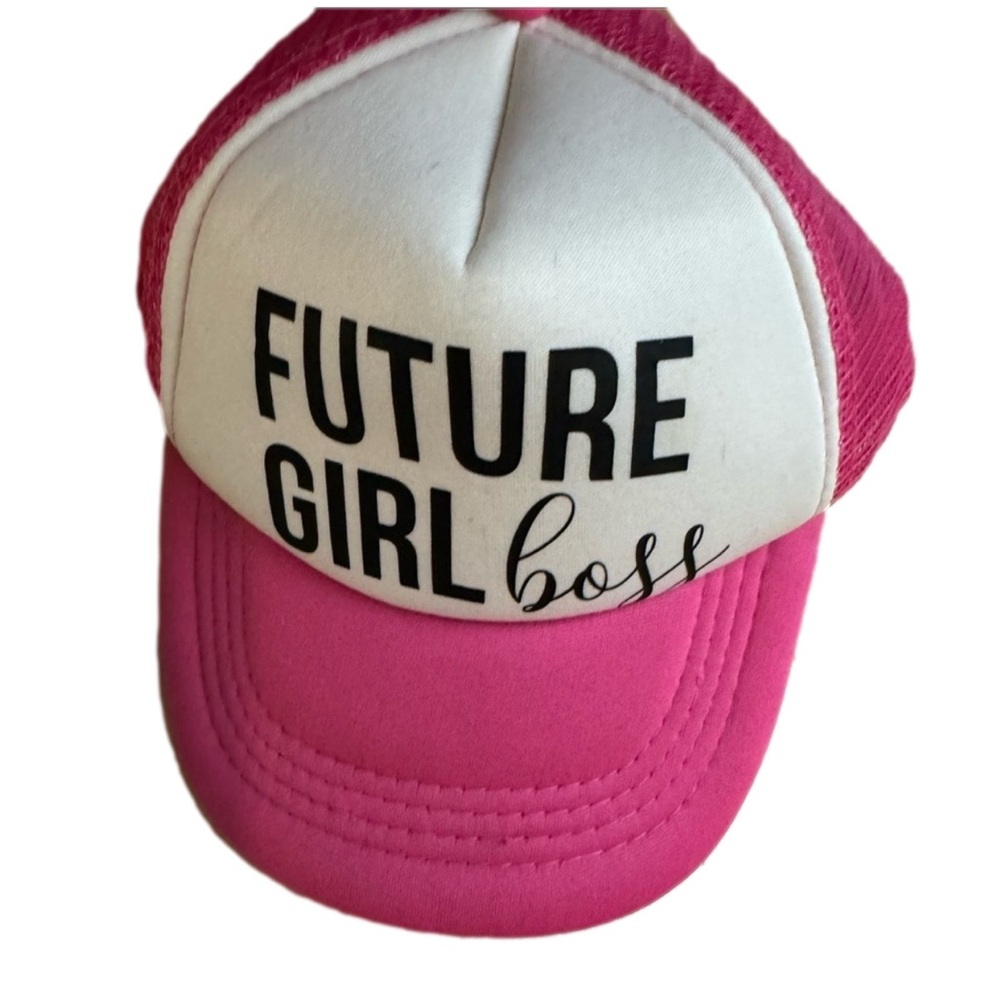 Small Shop. Kids. Good Condition. Future Girl Boss Pink Cap